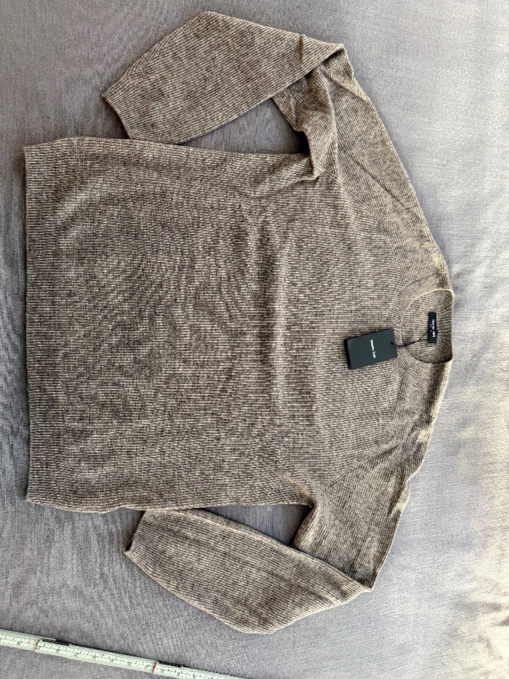 Massimo Dutti Wool Yak Blend Crewneck Sweater Men’s Medium Mink NWT